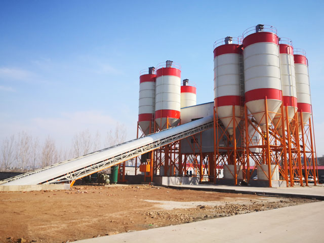 HZS180商品(pin)混凝土攪(jiao)拌站